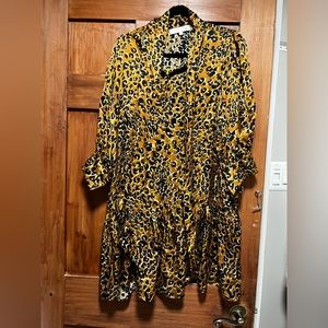 XL Hunter Bell leopard print tunic dress